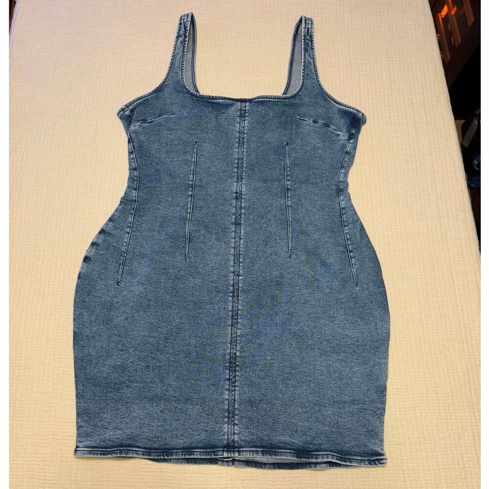 Good American Denim Dress Stretch 2XL Bandage Going Out